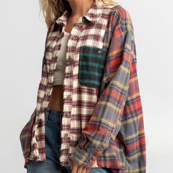Urban Outfitters Tops - Urban Outfitters / BDG Brendan Spliced Flannel M